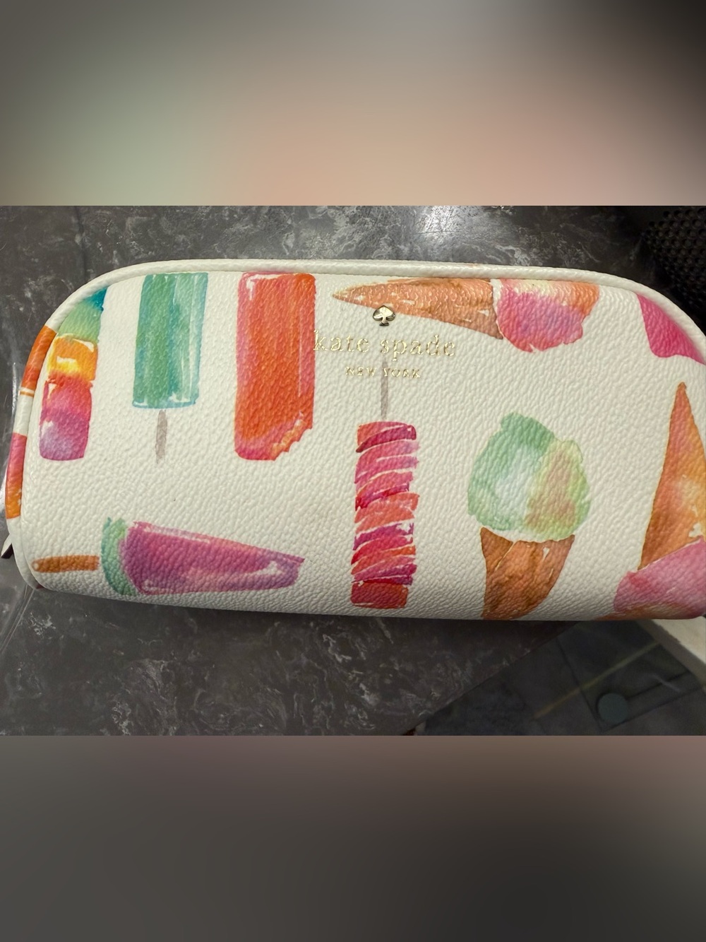 Kate Spade Ice Cream Makeup Bag